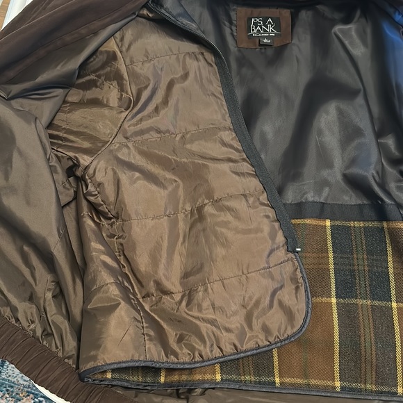 Jos A Bank Brown Suede Men’s Jacket - Picture 3 of 10